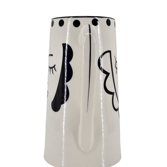 Pablo Picasso Ladies Face White & Black Ceramic Table Pitcher Mint Condition 9" - Picture 6 of 15